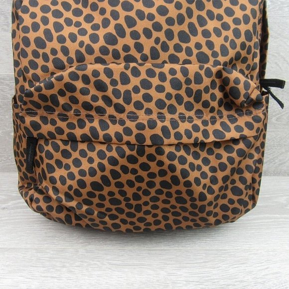 Vans Old Skool H20 Backpack School Travel Bag 22L Brown Black Animal Print NEW - Picture 3 of 12